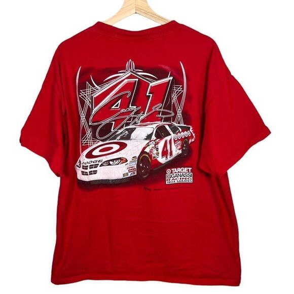 Vintage Y2K Casey Mears Nascar Racing Chase Authentics T-shirt Mens L - Picture 1 of 6